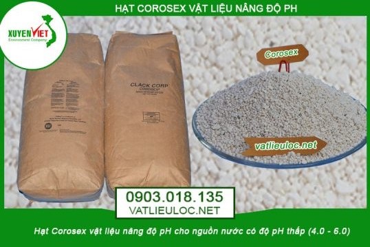 Hạt nâng PH COROSEX-CLACK - Vật Liệu Lọc Nước Xuyên Việt - Công Ty TNHH Môi Trường Xuyên Việt